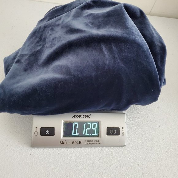 Madewell Womens Blue Velour Blouse Size M Long Sleeve Pullover Stretch Casual - Picture 8 of 9